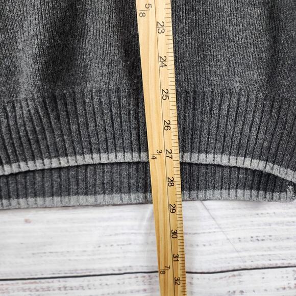 Vintage Nike ACG 1/4 Zip Sweater Men’s XL Gray Wool Blend Pullover Made in Hong - Picture 8 of 10